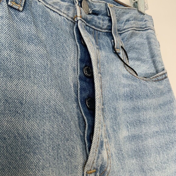 Levi’s Premium Ribcage Straight Ankle Blue 28 - Picture 4 of 13